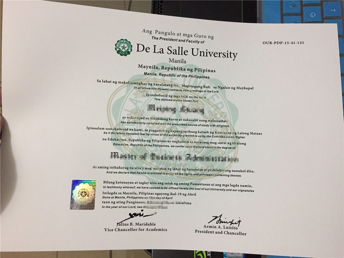 德拉萨大学学位证书百科，办理菲律宾享有盛誉商科文凭证书/