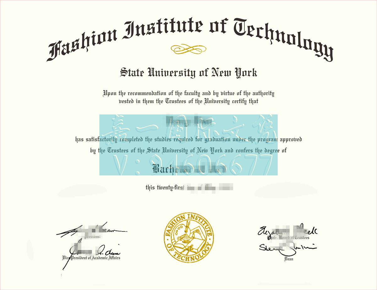 美国文凭渠道|纽约时装技术学院学位证书图|购买美国FIT文凭成绩单流程