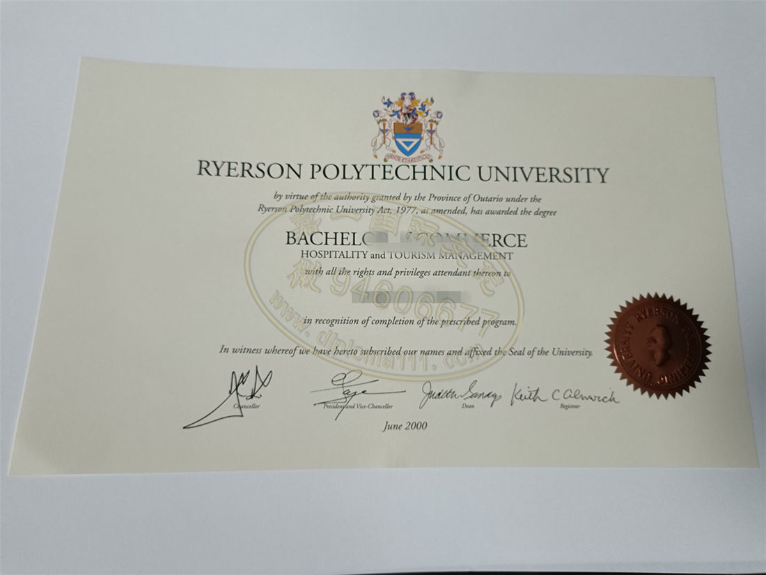 没改名前瑞尔森大学毕业证实物图与复刻加拿大大学毕业证渠道