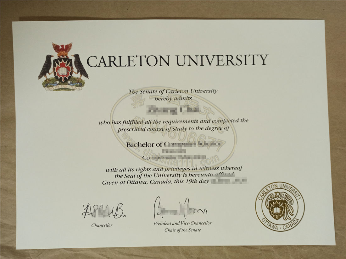 办理卡尔顿大学商科学士、经济学、计算机科学专业毕业证书如何选