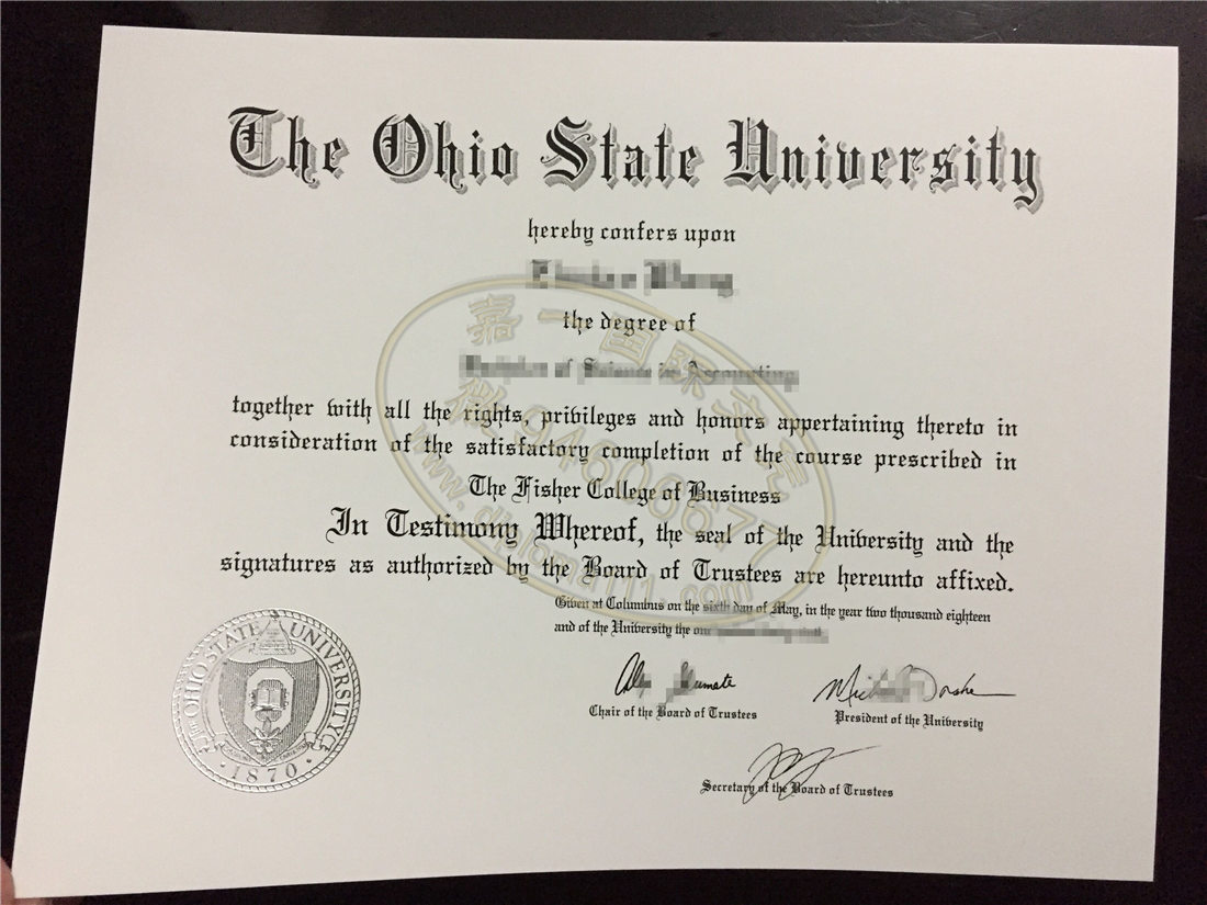 办美国OSU学位证百科，复刻俄亥俄州立大学文凭证书渠道