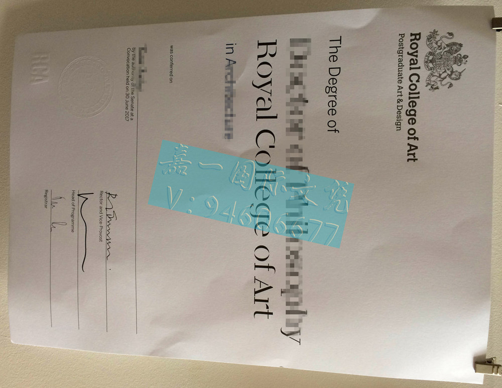 遗失补办皇家艺术学院毕业证书,买英国RCA文凭成绩单邮寄方案