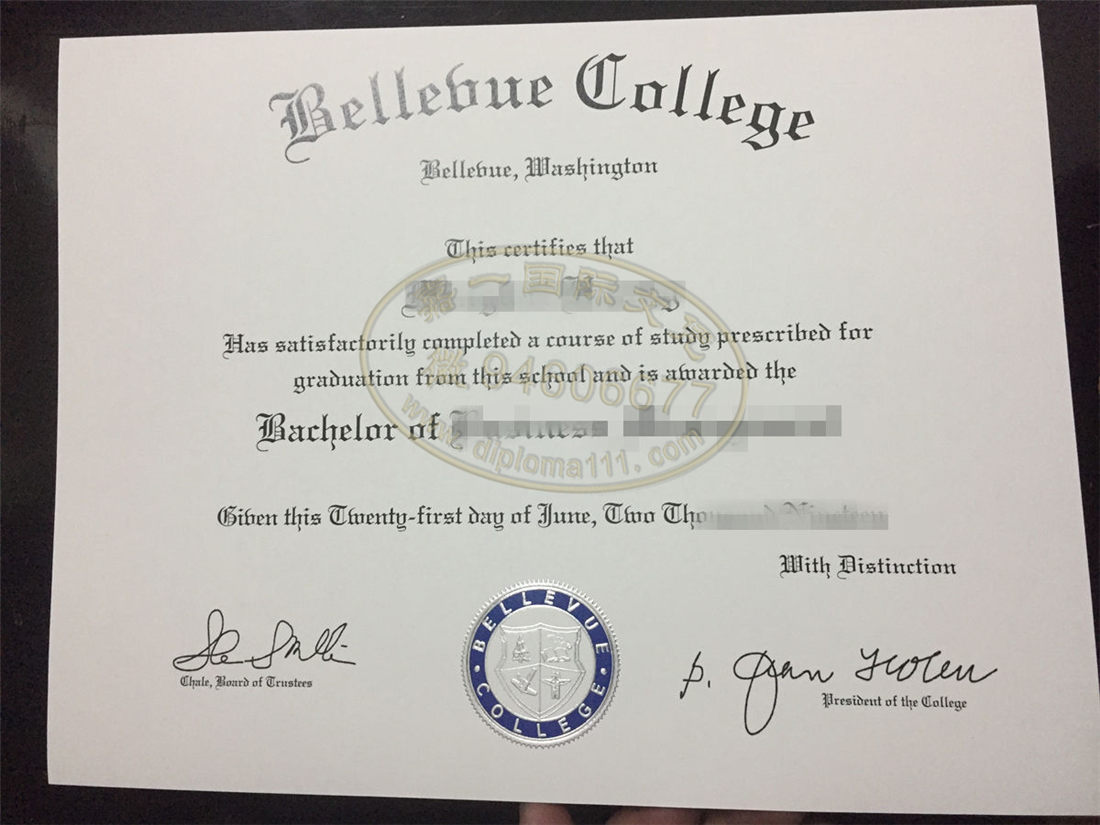 制作贝尔维尤学院毕业证质量，Bellevue College文凭途径