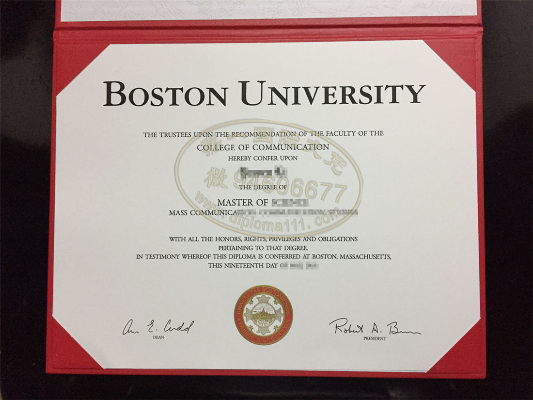 买21年波士顿大学硕士毕业证书追梦，补办美国BU文凭最佳途径
