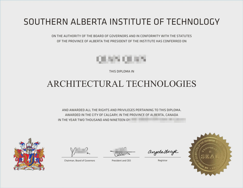 在线购买南阿尔伯塔理工学院学位证与加拿大SAIT文凭图