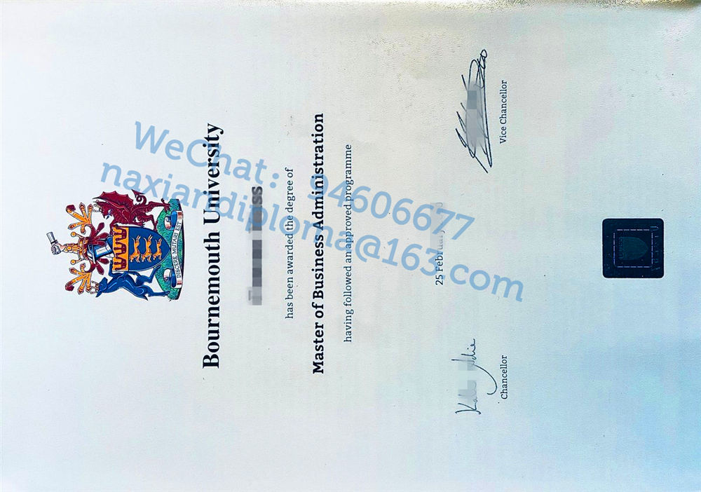购买伯恩茅斯大学毕业证最佳途径,复刻英国Bournemouth硕士文凭