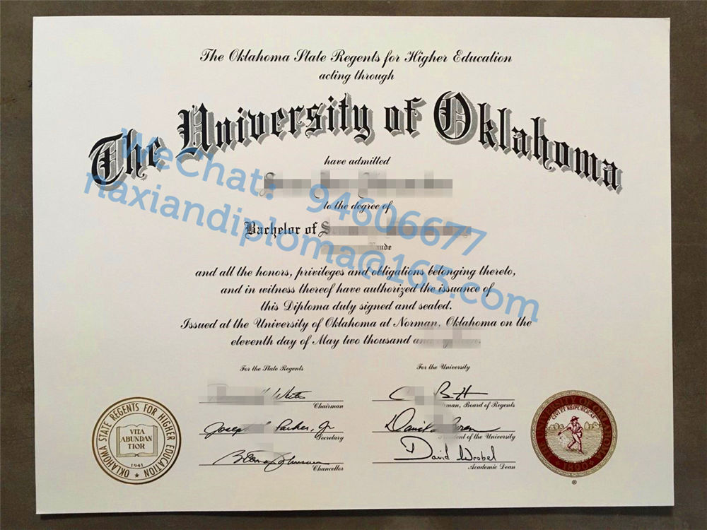 在线买俄克拉荷马大学烫金文凭，美国OU毕业证留信网可查询