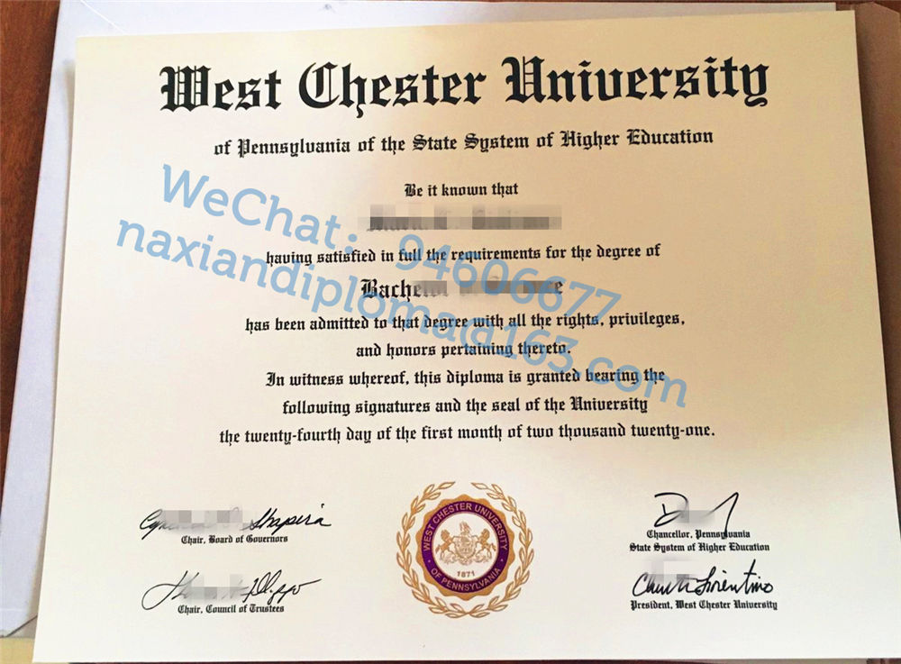 丢失西切斯特大学毕业证开版制作，美国West Chester留信文凭认证