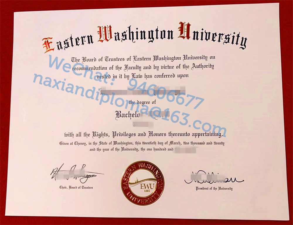 美国EWU文凭证书购买|补办东华盛顿大学学位证快递寄出中/