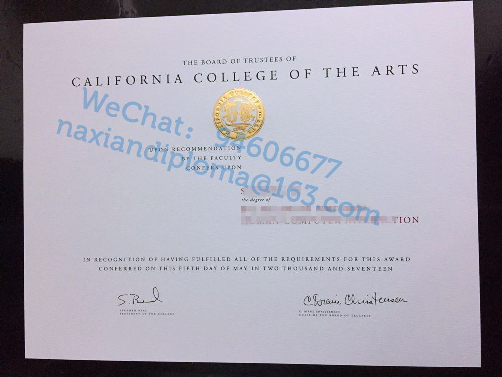 丢失加州艺术学院学位证|美国CCA留信文凭认证|补办加州艺术学院成绩单