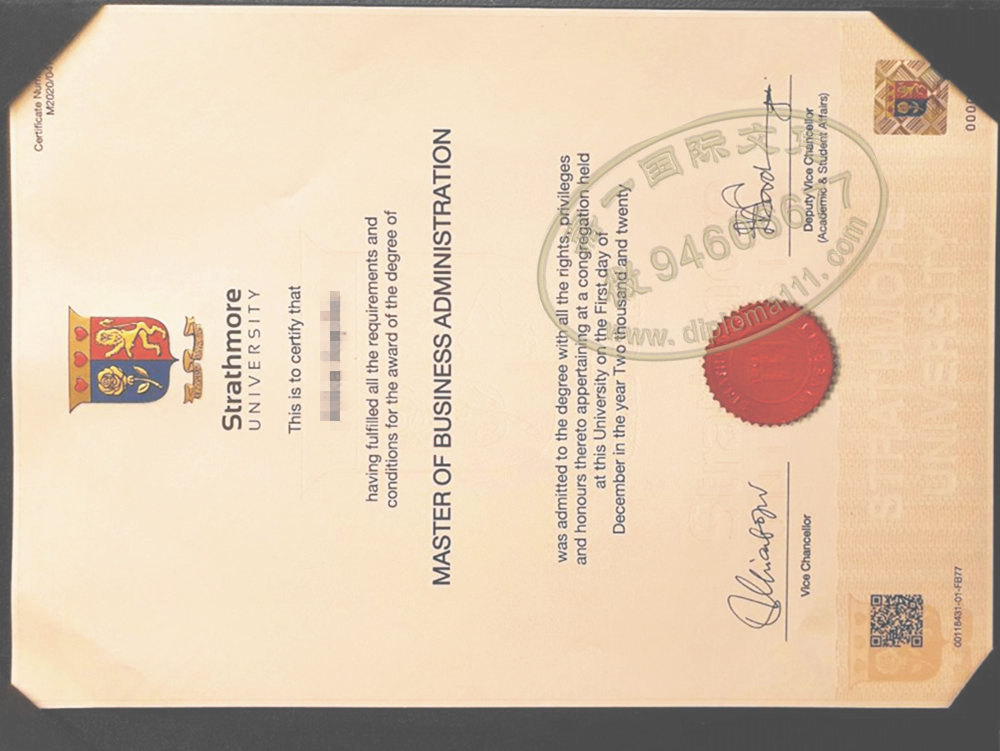 史卓斯摩尔大学毕业证，Strathmore University MBA degree