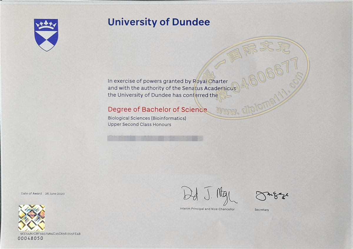 制造邓迪大学毕业证精益求精|英国Dundee留信文凭可查询