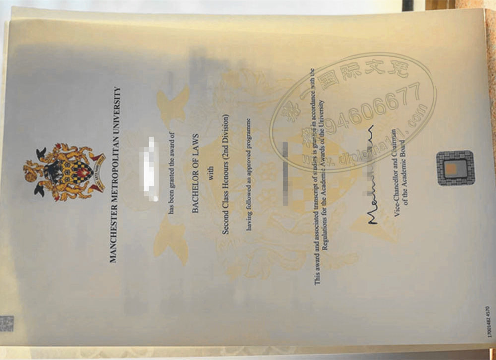 曼彻斯特城市大学毕业证样本or英国MMU文凭特色课程