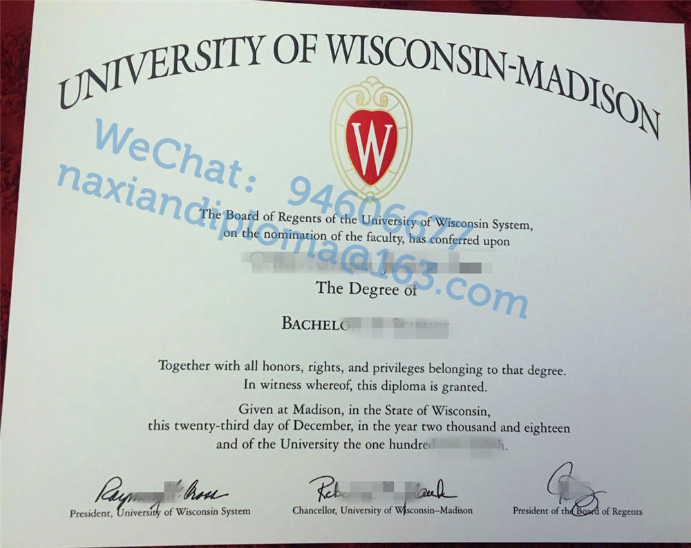 补办威斯康星大学Madison毕业证渠道，麦迪逊分校留信文凭认证