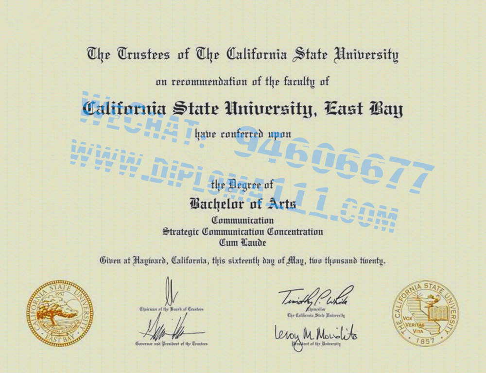 点评美国CSUEB文凭证书图|购买加州州立大学东湾分校毕业证成绩单/