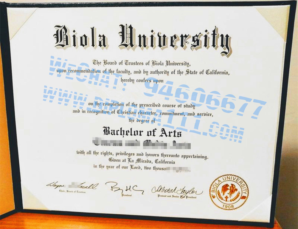 展示拜欧拉大学文凭证书图集|购买美国Biola