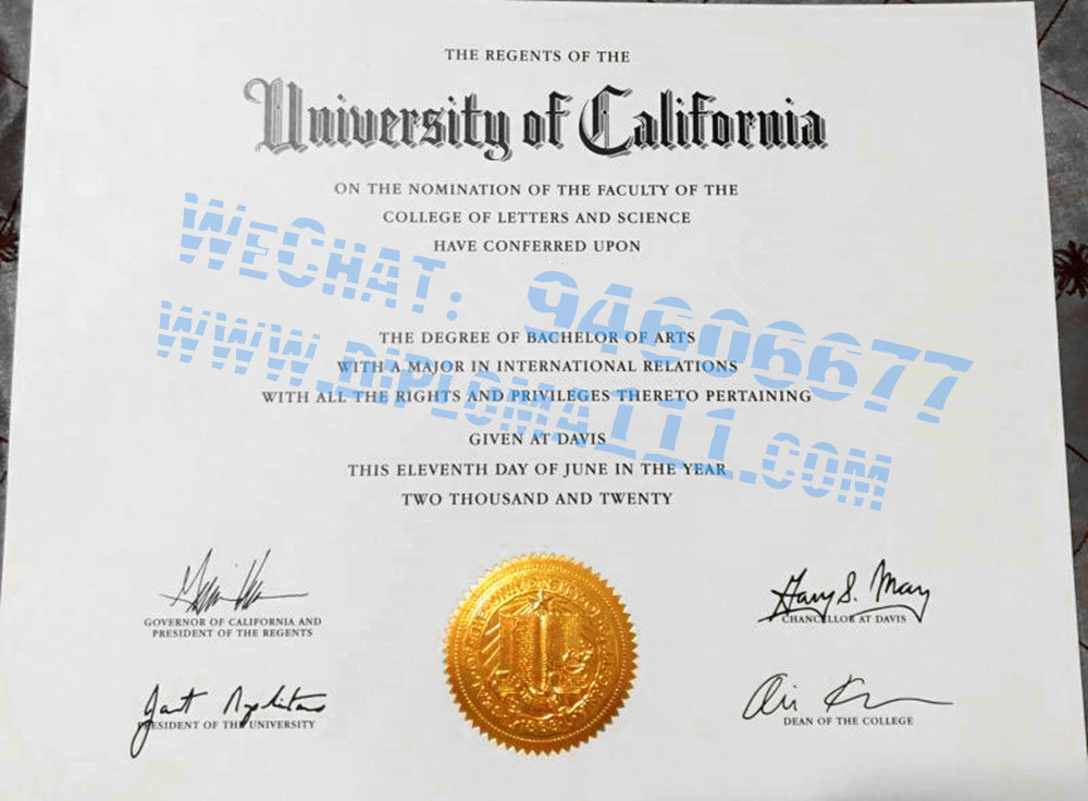 展示加州UCD毕业证/美国Davis学位证购买/加州戴维斯分校文凭认证/