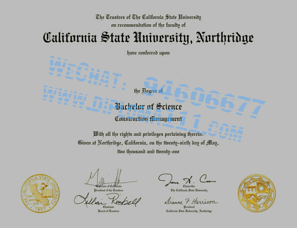 美国CSUN文凭北岭分校毕业证|电子图Northridge学位证购买