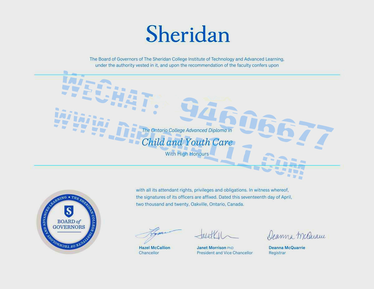 购买谢尔丹学院毕业证和学位证电子图|办理加拿大文凭学历