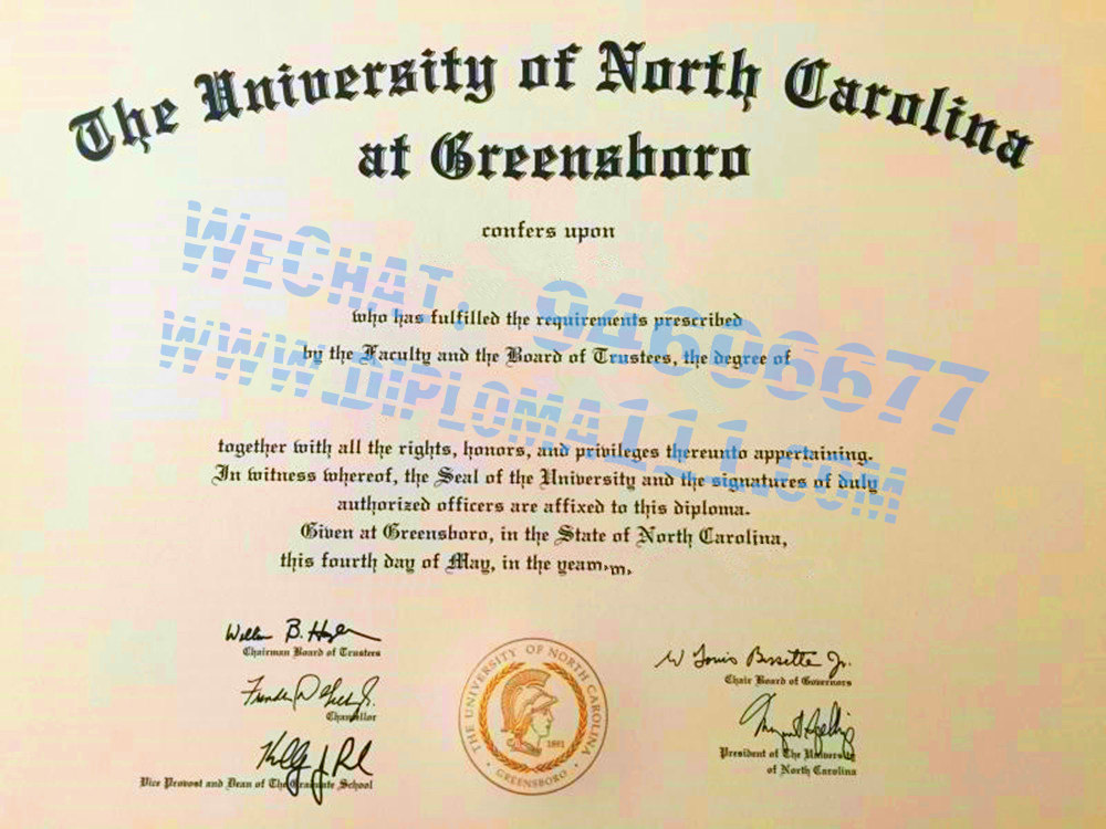 补办北卡罗来纳大学文凭学历|UNCG学位证办理|格林斯伯勒分校毕业证购买