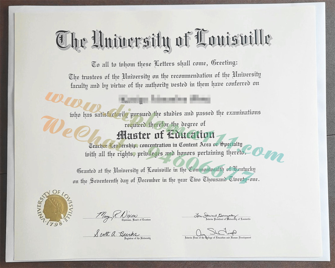 展示路易斯维尔大学毕业证=美国Louisville学位证杰出都市首选/