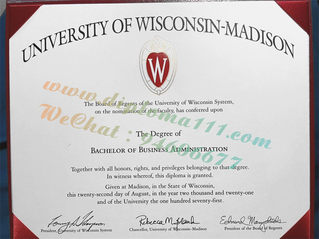 购买威斯康星大学Madison毕业证案例，未毕业办理麦迪逊分校文凭成绩单/