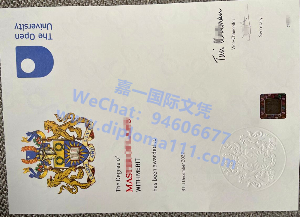 英国OU在线硕士学位证|办理英国开放大学online文凭证书材料
