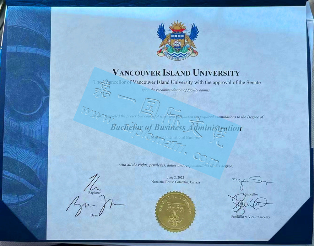 加拿大VIU文凭认证|补办温哥华岛大学毕业证|在线学位证定制