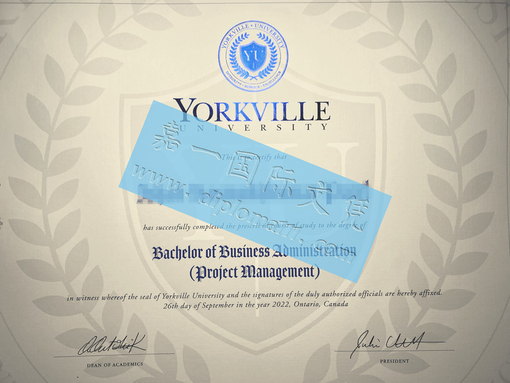 购买约克维尔大学学位证辉煌一刻，加拿大online留信文凭认证/