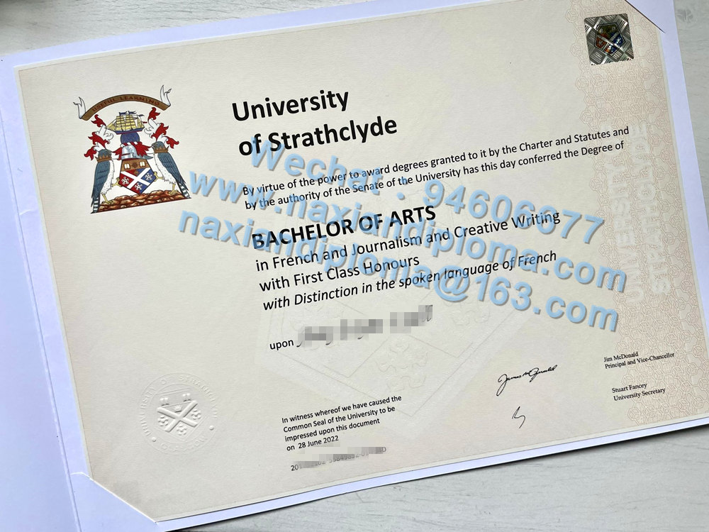 未毕业补办思克莱德大学毕业证渠道\英国Strath文凭学历抗打工艺
