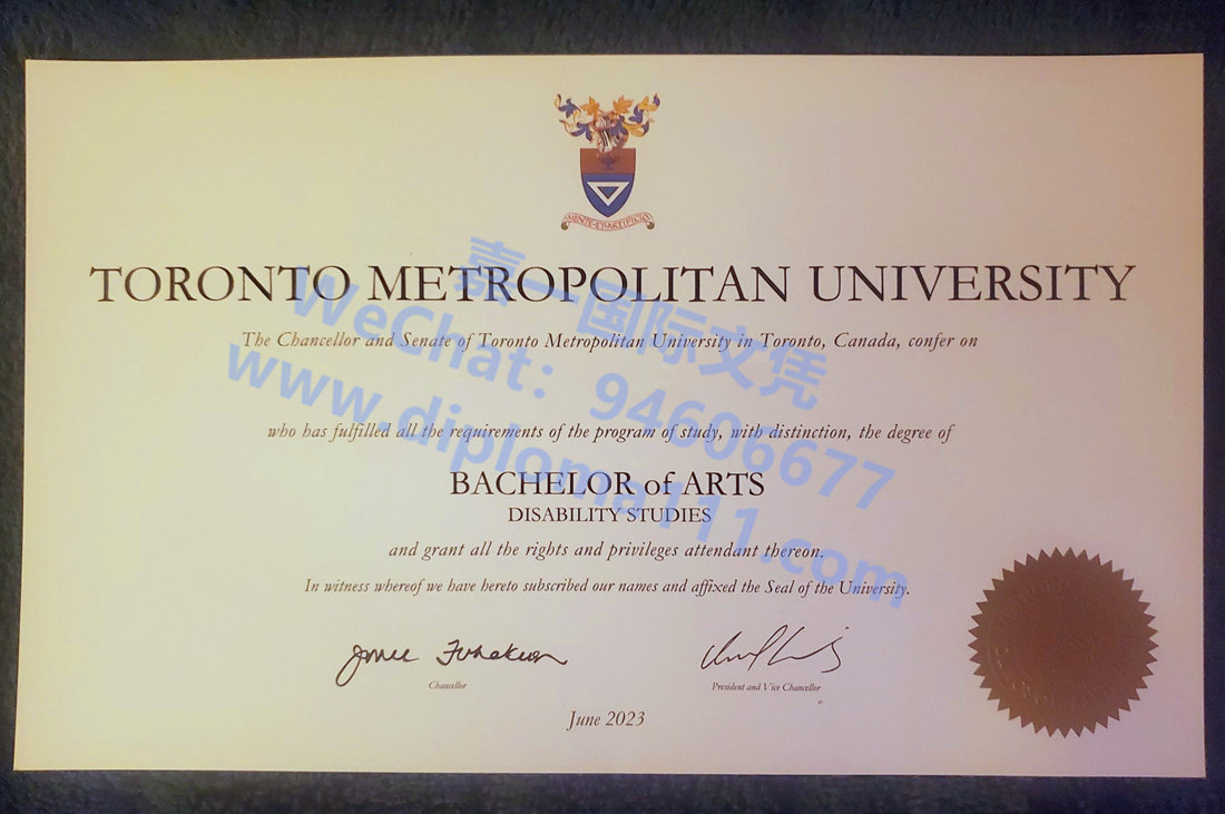 多伦多都会大学学位证制版替代|Toronto Metropolitan University diploma