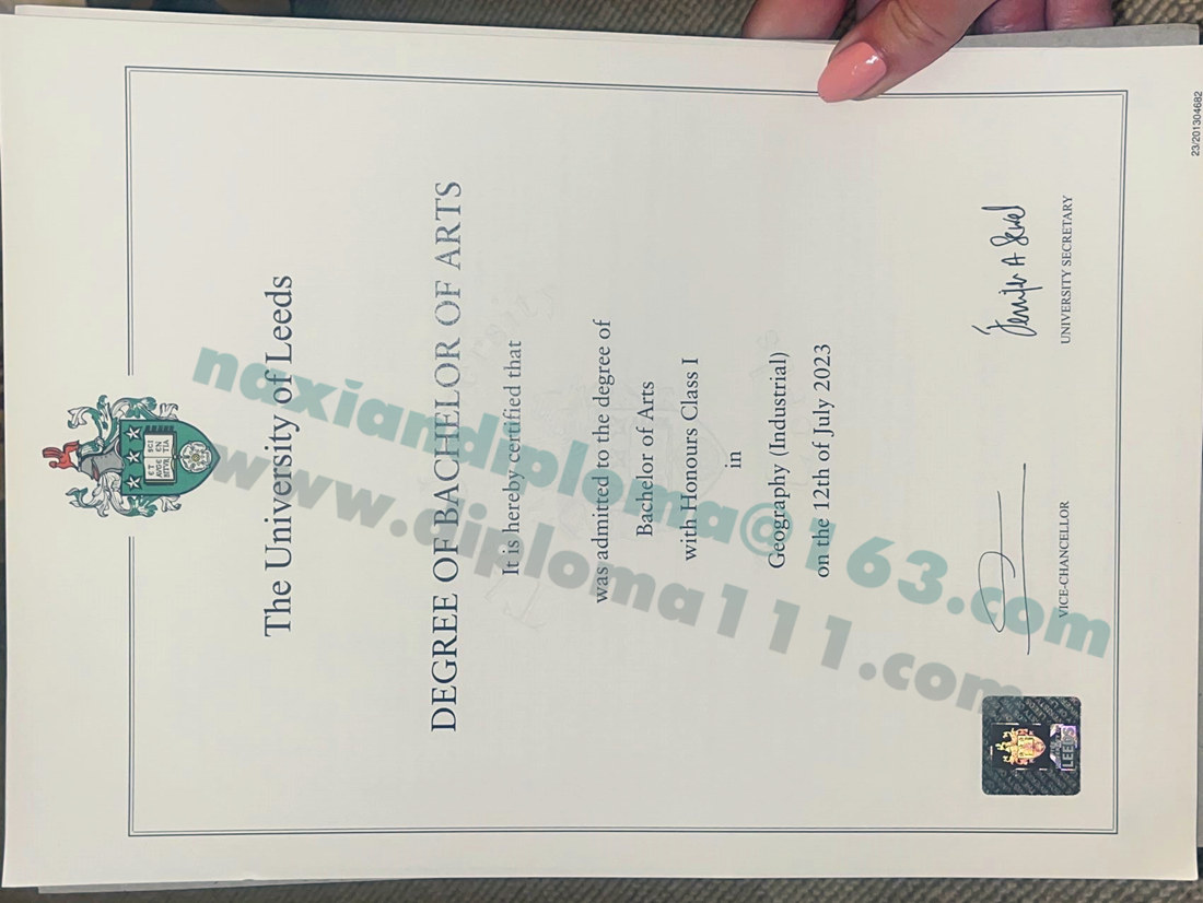 补办英国Leeds文凭原纸张/23版利兹大学本科学位证案例