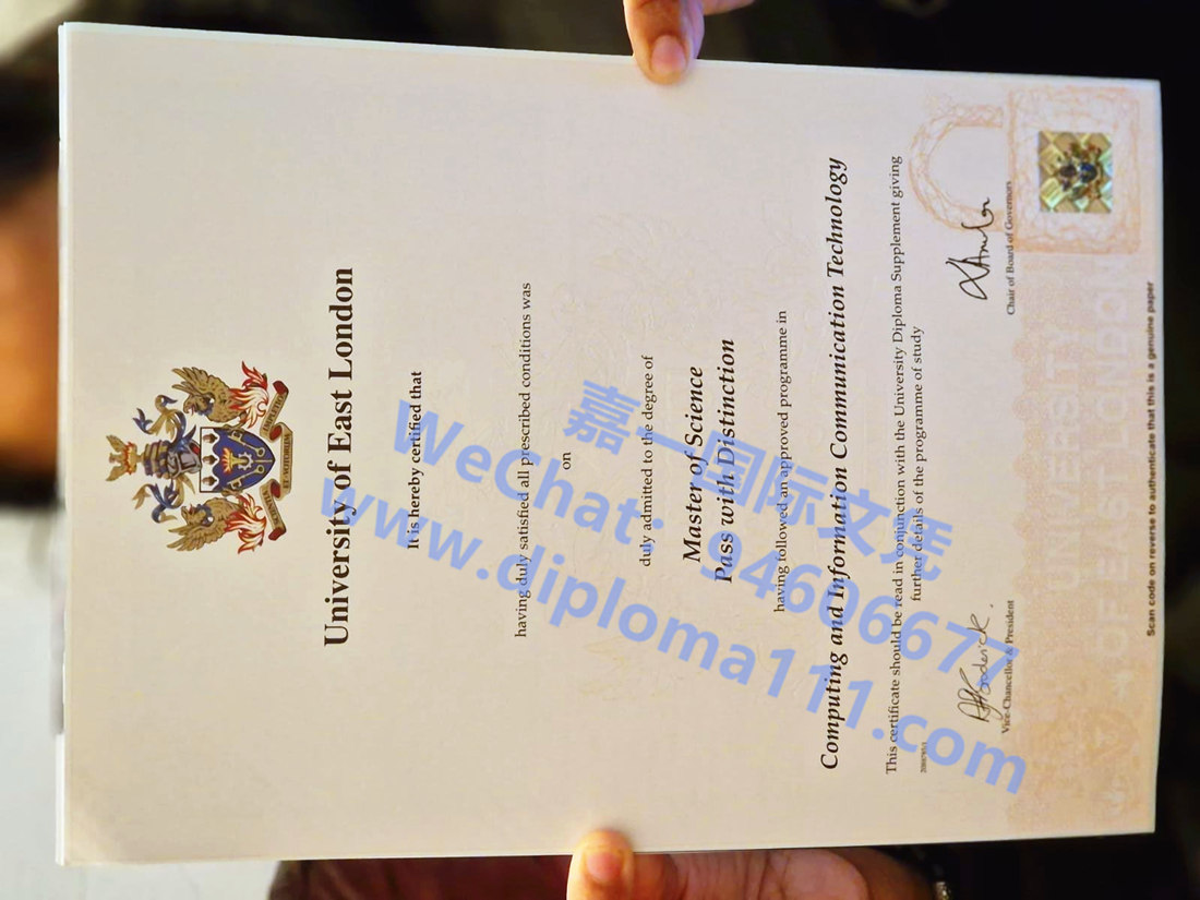 东伦敦大学毕业证制作流程英国UEL文凭学历品鉴