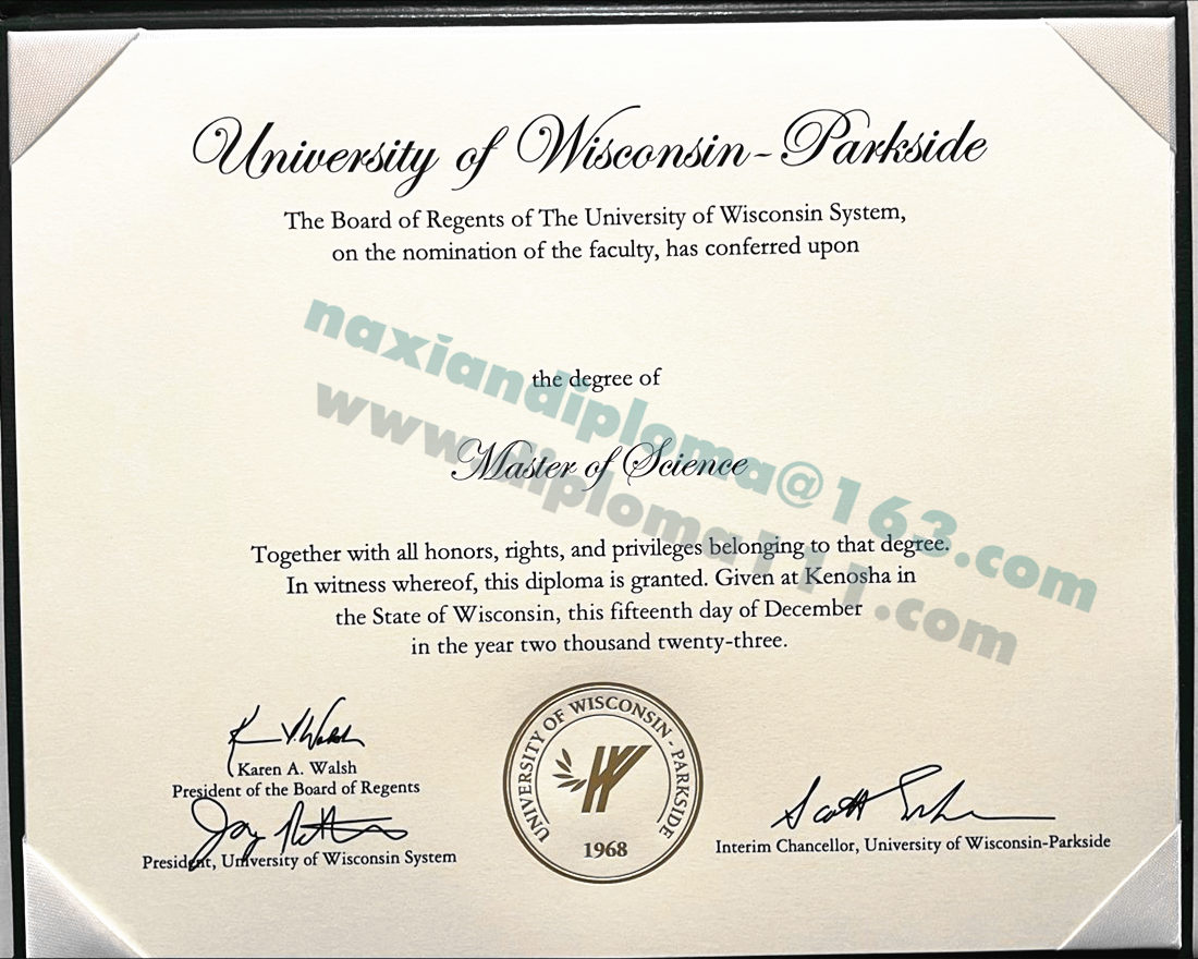 威斯康星大学学位证美国帕克塞德分校毕业证那个更重要