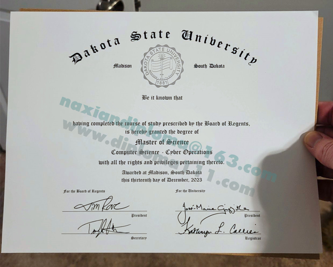 留学美国挂科文凭办理质量：达科他州立大学学位证精英制