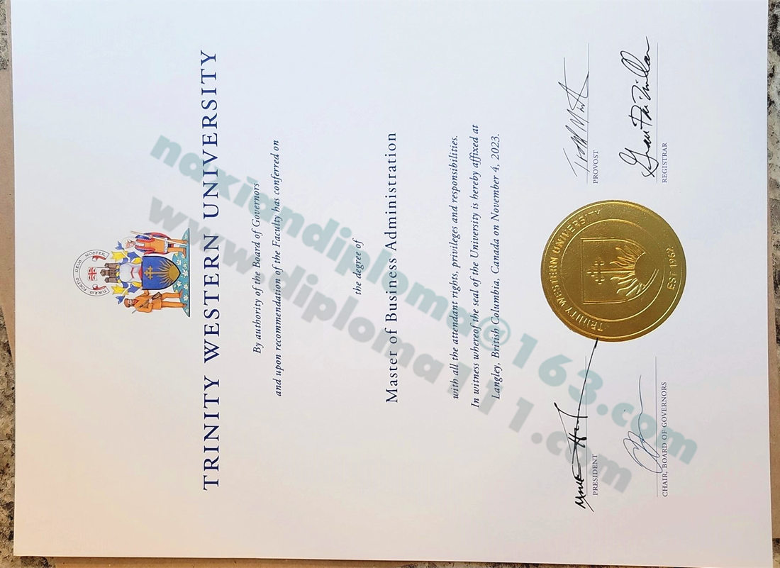 加拿大TWU文凭办理保障，新版西三一大学学位证版本